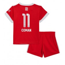 Bayern Munich Kingsley Coman #11 Hjemmedraktsett Barn 2022-23 Kortermet (+ korte bukser)